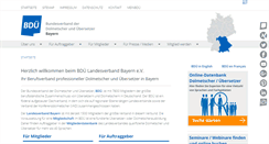 Desktop Screenshot of by.bdue.de
